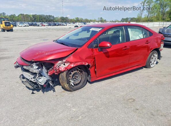 JTDEPMAE4MJ121388 2021 TOYOTA LL Красный Передняя левая четверть