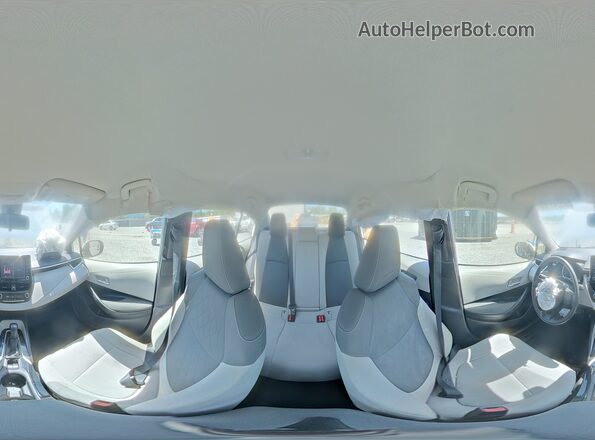 JTDEPMAE4MJ129247 2021 TOYOTA COROLLA White VIN კოდის სტიკერის ხედი