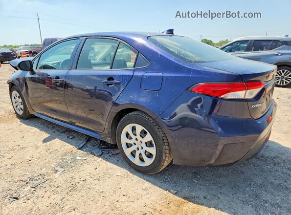 JTDEPMAE4MJ153645 2021 TOYOTA COROLLA Синий Задняя левая четверть
