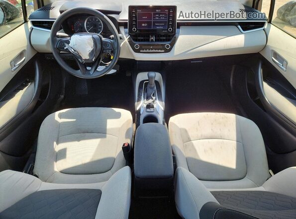 JTDEPMAE4MJ153645 2021 TOYOTA COROLLA Синий Вид панели приборов
