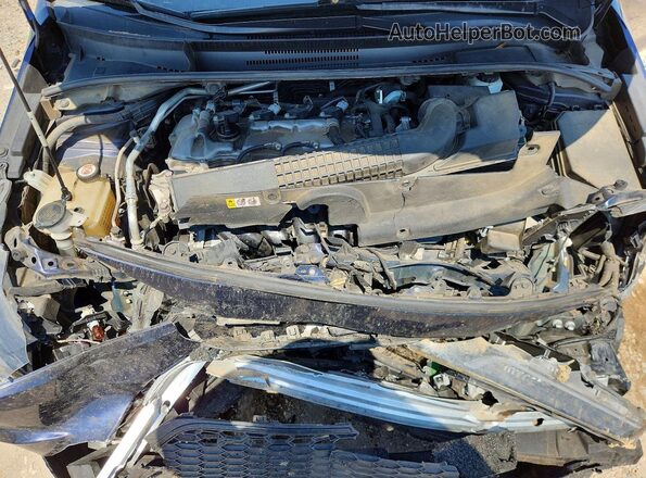 JTDEPMAE4MJ153645 2021 TOYOTA COROLLA Синий Вид задней части салона