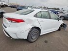 2022 Toyota Corolla Le White vin: JTDEPMAE4NJ201579
