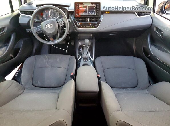 JTDEPMAE4NJ220147 2022 TOYOTA COROLLA Black წინა პანელის ხედი