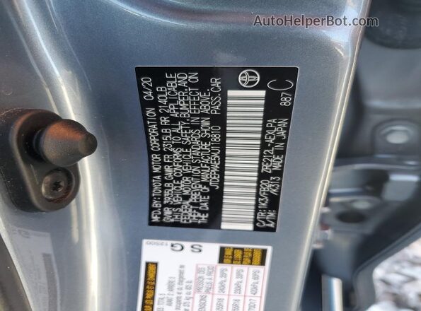 JTDEPMAE5MJ118810 2021 TOYOTA COROLLA Teal ძრავის განყოფილების ხედი