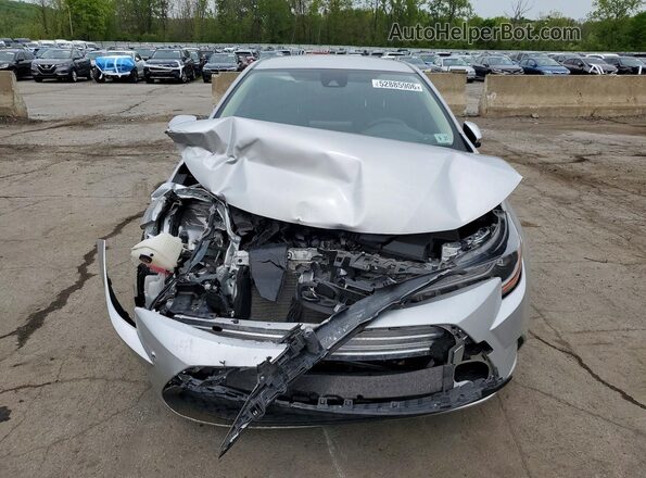 JTDEPMAE5N3030538 2022 TOYOTA COROLLA Серебряный Вид спереди