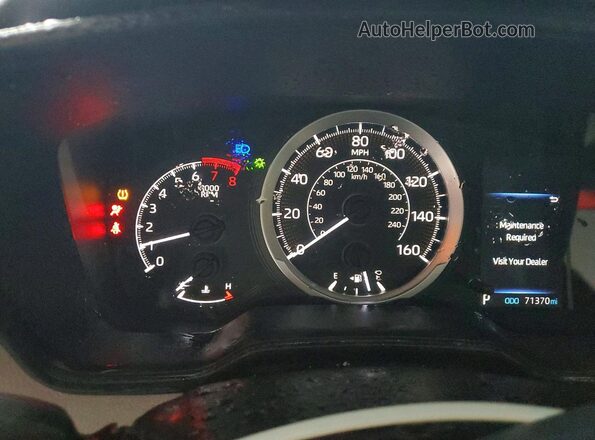 JTDEPMAE5NJ200733 2022 TOYOTA COROLLA Gray ხელსაწყოთა პანელის ხედი