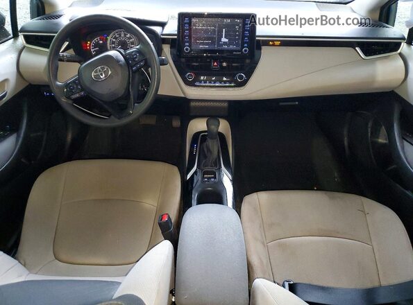 JTDEPMAE5NJ200733 2022 TOYOTA COROLLA Gray წინა პანელის ხედი