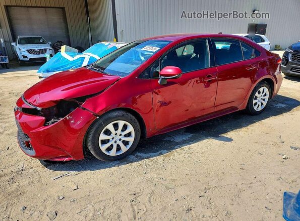 JTDEPMAE5NJ229374 2022 TOYOTA COROLLA Red Vista tres cuartos delantera izquierda