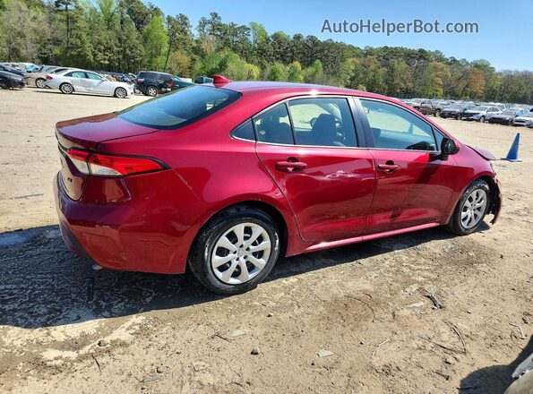 JTDEPMAE5NJ229374 2022 TOYOTA COROLLA Red Trasero derecho