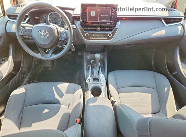 JTDEPMAE5NJ229374 2022 TOYOTA COROLLA Red Vista del salpicadero