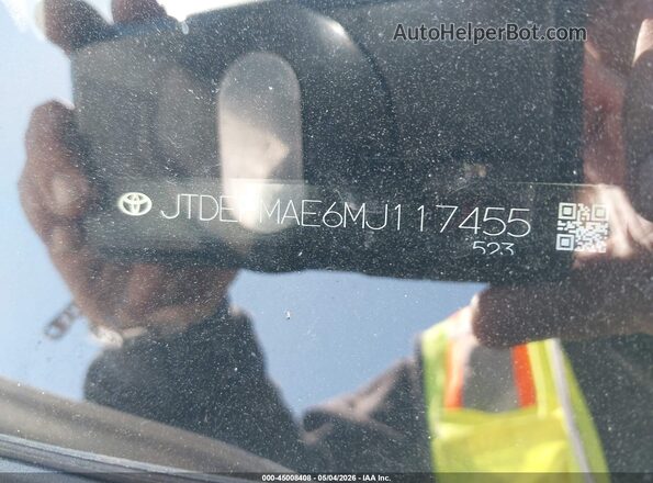 JTDEPMAE6MJ117455 2021 TOYOTA LL White 