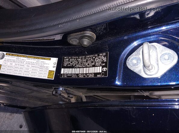 JTDEPMAE6MJ138256 2021 TOYOTA LL Blue Widok komory silnika