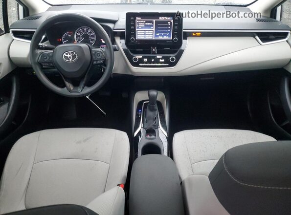 JTDEPMAE6MJ158345 2021 TOYOTA COROLLA White Вид панелі приладів