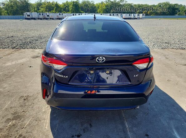 JTDEPMAE6MJ178014 2021 TOYOTA COROLLA Blue Vista trasera