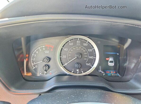 JTDEPMAE6MJ178014 2021 TOYOTA COROLLA Blue Vista del cuadro de instrumentos