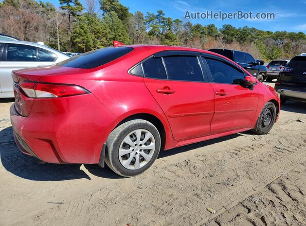 JTDEPMAE6MJ183021 2021 TOYOTA COROLLA Красный Задняя правая четверть