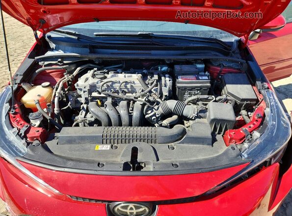 JTDEPMAE6MJ183021 2021 TOYOTA COROLLA Красный Вид задней части салона