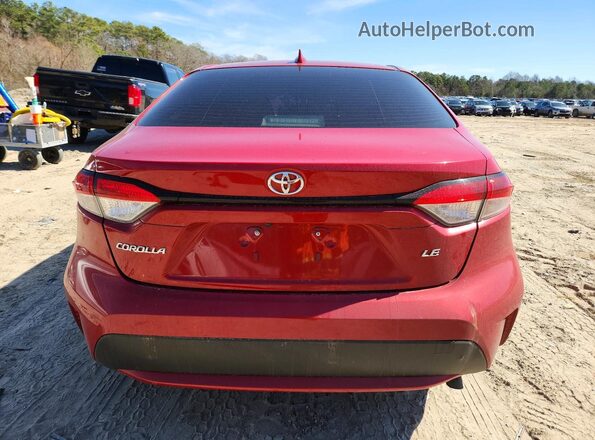 JTDEPMAE6MJ183021 2021 TOYOTA COROLLA Красный Вид сзади