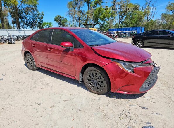 JTDEPMAE6NJ212504 2022 TOYOTA COROLLA Burgundy Przód prawy