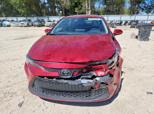 JTDEPMAE6NJ212504 2022 TOYOTA COROLLA Burgundy Widok z przodu