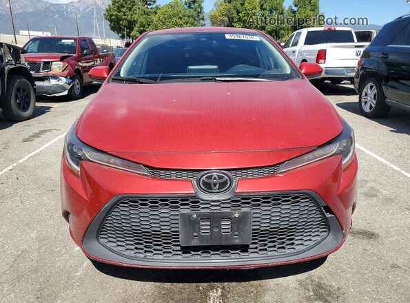 JTDEPMAE7MJ134703 2021 TOYOTA COROLLA Red Вид спереду