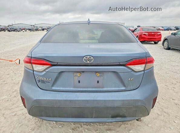 JTDEPMAE7NJ230333 2022 TOYOTA COROLLA Blue Widok z tyłu