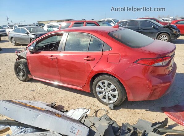 JTDEPMAE8MJ146911 2021 TOYOTA COROLLA Red Tył lewy