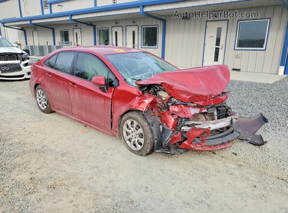 JTDEPMAE8MJ157732 2021 TOYOTA LL Красный Передняя правая четверть