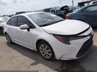 2021 Toyota Corolla Le White vin: JTDEPMAE8MJ176233