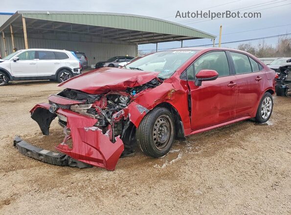JTDEPMAE8NJ204839 2022 TOYOTA COROLLA Red Front left