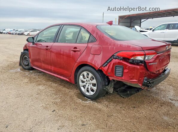 JTDEPMAE8NJ204839 2022 TOYOTA COROLLA Red Rear left