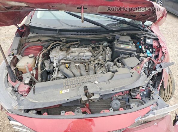 JTDEPMAE8NJ204839 2022 TOYOTA COROLLA Red Rear interior view