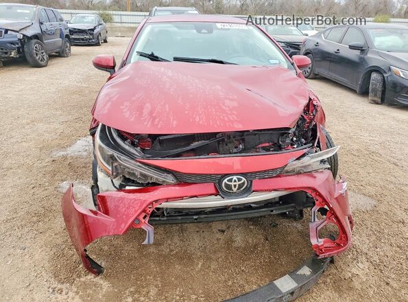 JTDEPMAE8NJ204839 2022 TOYOTA COROLLA Red Front view