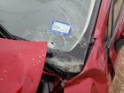 2022 Toyota Corolla Le Red vin: JTDEPMAE8NJ204839 Damage: Windshield, Broken, Replacement Required