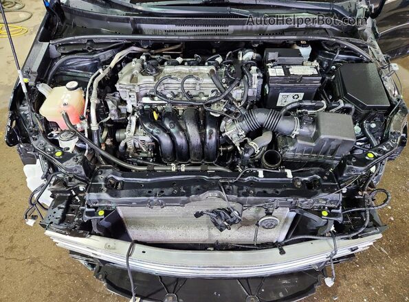 JTDEPMAE9NJ192734 2022 TOYOTA COROLLA Черный Вид задней части салона