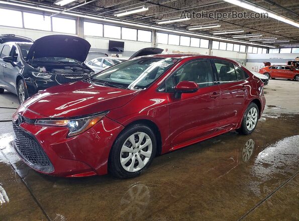 JTDEPMAE9NJ193592 2022 TOYOTA COROLLA Red Передня ліва чверть