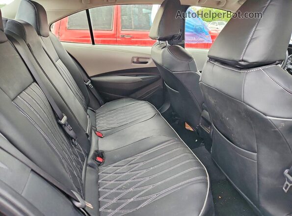 JTDEPMAE9NJ209693 2022 TOYOTA COROLLA Black უკანა სავარძლების ხედი