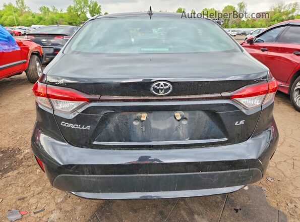 JTDEPMAE9NJ209693 2022 TOYOTA COROLLA Black უკანა ხედი