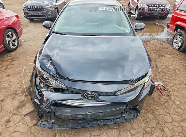 JTDEPMAE9NJ209693 2022 TOYOTA COROLLA Black წინა ხედი