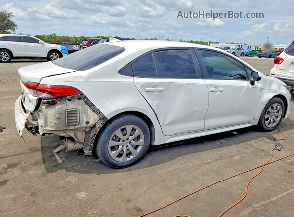 JTDEPMAEXMJ153861 2021 TOYOTA COROLLA Белый Задняя правая четверть