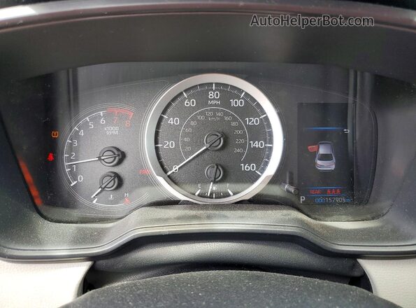 JTDEPMAEXMJ153861 2021 TOYOTA COROLLA Белый Вид щитка приборов