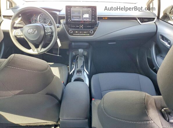 JTDEPMAEXMJ154587 2021 TOYOTA COROLLA Silver Вид панелі приладів