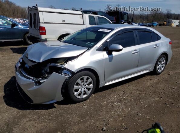 JTDEPMAEXMJ154587 2021 TOYOTA COROLLA Silver Передня ліва чверть