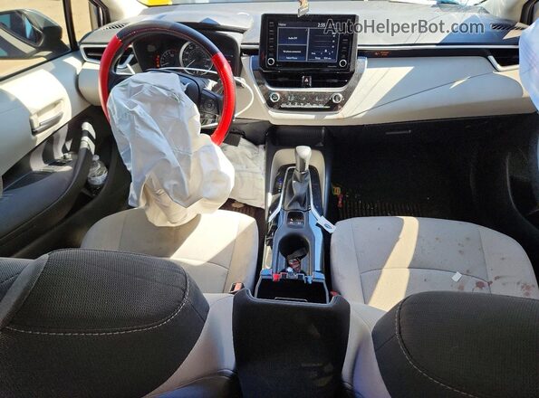 JTDEPMAEXNJ205104 2022 TOYOTA COROLLA Blue Dashboard view