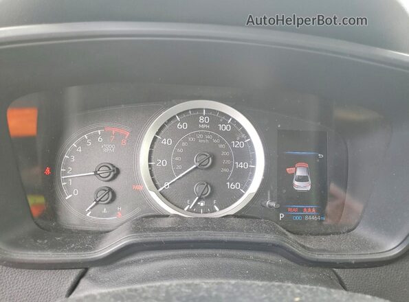 JTDEPRAE0LJ068491 2020 TOYOTA COROLLA Серебряный Вид щитка приборов