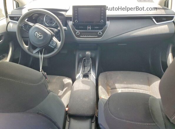 JTDEPRAE1LJ033703 2020 TOYOTA COROLLA Белый Вид панели приборов