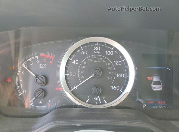 JTDEPRAE1LJ033703 2020 TOYOTA COROLLA Белый Вид щитка приборов