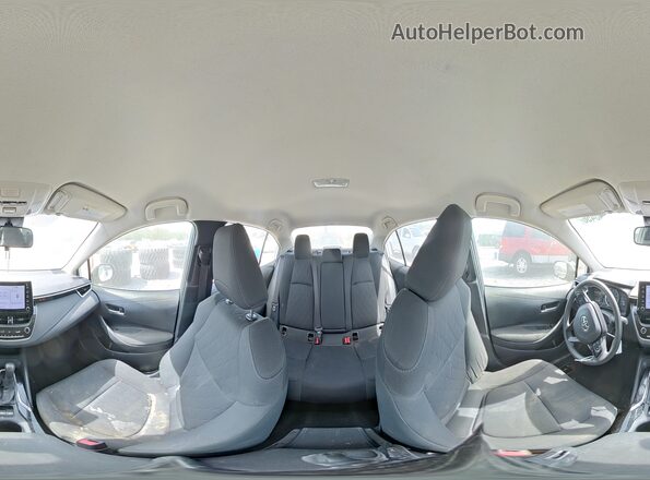 JTDEPRAE1LJ033703 2020 TOYOTA COROLLA Белый Вид наклейки с VIN-кодом