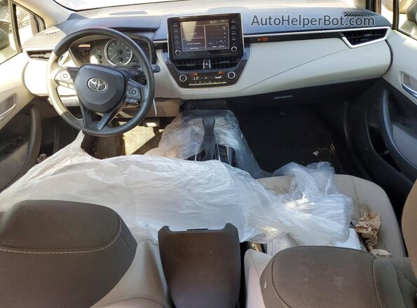 JTDEPRAE1LJ061176 2020 TOYOTA COROLLA Blue Вид панелі приладів