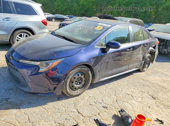 JTDEPRAE1LJ061176 2020 TOYOTA COROLLA Blue Передня ліва чверть